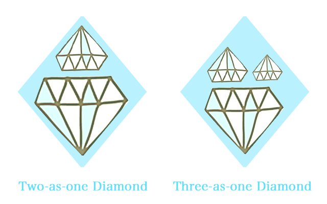 Two-as-one Diamond